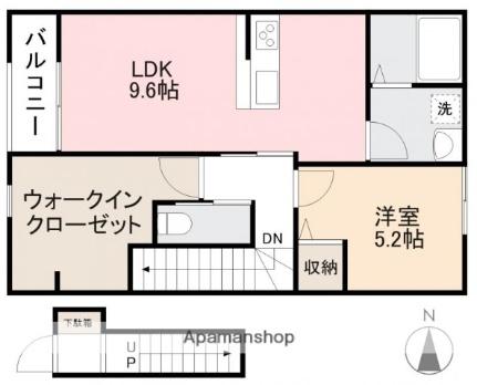 ＨＹＯーＤＯＲＵ木太 207｜香川県高松市木太町(賃貸アパート1LDK・2階・48.78㎡)の写真 その2