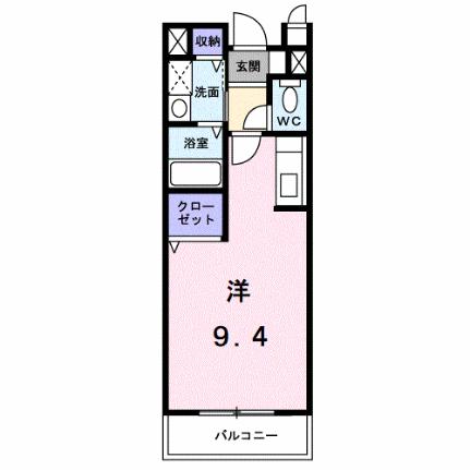 サニー・サイド3883　Ｃ 102｜香川県坂出市谷町１丁目(賃貸アパート1R・1階・25.25㎡)の写真 その2