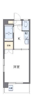 レオパレスエステート千舟 102｜愛媛県松山市千舟町１丁目(賃貸マンション1K・1階・21.60㎡)の写真 その2