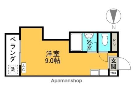 ピアハウスかまたＡ棟 301｜愛媛県松山市余戸南４丁目(賃貸マンション1R・3階・21.42㎡)の写真 その2