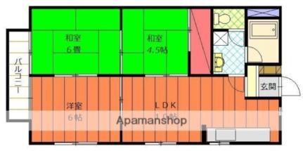 たかおマンション 303｜愛媛県松山市古川西１丁目(賃貸マンション3LDK・3階・52.97㎡)の写真 その2