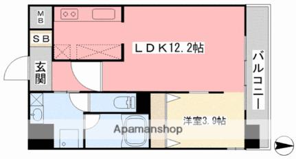 アーバン松前町 805｜愛媛県松山市松前町３丁目(賃貸マンション1LDK・8階・36.46㎡)の写真 その2