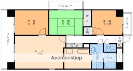 フェニックス山越 605｜愛媛県松山市山越４丁目(賃貸マンション3LDK・6階・72.00㎡)の写真 その2