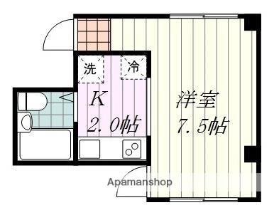 シャトー美紀 306｜愛媛県松山市大街道３丁目(賃貸マンション1K・3階・17.00㎡)の写真 その2