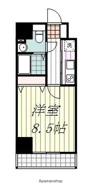 愛媛県松山市竹原２丁目（賃貸マンション1K・3階・32.68㎡） その2