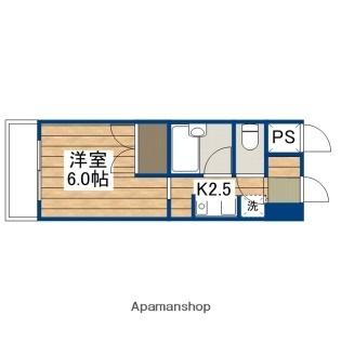 ラ・パルフェ・ド・ユーリスミー 608｜愛媛県松山市天山１丁目(賃貸マンション1K・6階・19.95㎡)の写真 その2