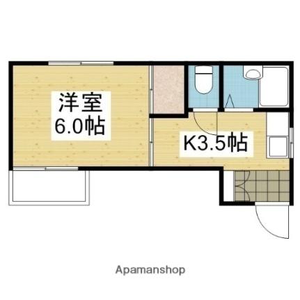 マナベハイツ ｜愛媛県松山市清水町３丁目(賃貸マンション1K・2階・23.17㎡)の写真 その2