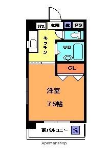 大栄和泉マンション ｜愛媛県松山市和泉北１丁目(賃貸マンション1K・3階・23.40㎡)の写真 その2