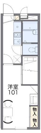 レオパレスさくら 202｜愛媛県松山市北斎院町(賃貸アパート1K・2階・22.35㎡)の写真 その2