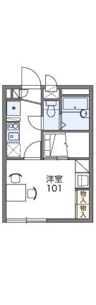 レオパレスエテルネ 107｜愛媛県松山市生石町(賃貸アパート1K・1階・19.87㎡)の写真 その2