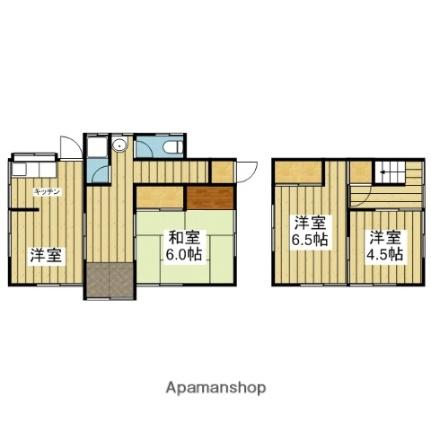 持田町渡部借家 ｜愛媛県松山市持田町３丁目(賃貸一戸建3DK・1階・72.14㎡)の写真 その2