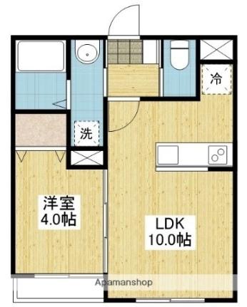 Ｒｅｎｏｔｔａ　Ｔａｋｅｗａｒａ ｜愛媛県松山市竹原３丁目(賃貸マンション1LDK・1階・32.92㎡)の写真 その2