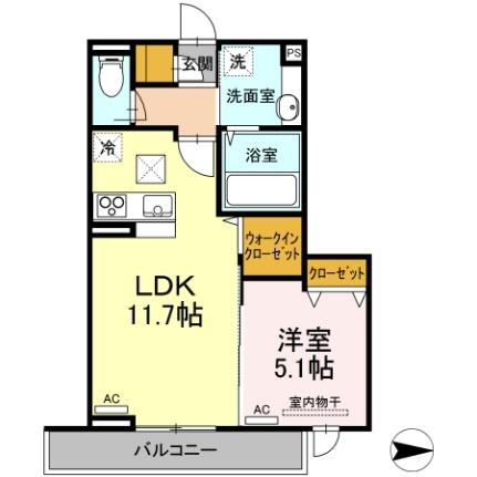 シャスティア ｜愛媛県松山市南斎院町(賃貸アパート1LDK・1階・42.75㎡)の写真 その2