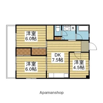 愛媛県松山市和泉北１丁目(賃貸マンション3DK・3階・57.75㎡)の写真 その2