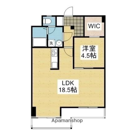 愛媛県松山市衣山３丁目（賃貸マンション1LDK・1階・54.18㎡） その2