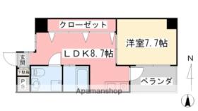 愛媛県松山市花園町（賃貸マンション1LDK・6階・36.05㎡） その2