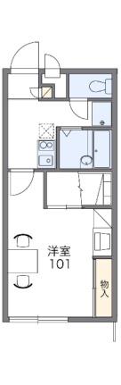 レオパレスエーデルハイム 204｜愛媛県東温市南方(賃貸アパート1K・2階・23.18㎡)の写真 その2