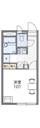 レオパレスルーチェ 206｜愛媛県松山市南斎院町(賃貸アパート1K・2階・20.28㎡)の写真 その2