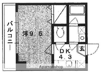 ベルメゾンスエヒロ ｜愛媛県松山市末広町(賃貸マンション1K・3階・28.87㎡)の写真 その2