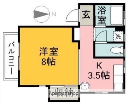 サンヴェルディ東石井 ｜愛媛県松山市東石井１丁目(賃貸マンション1K・3階・29.70㎡)の写真 その2