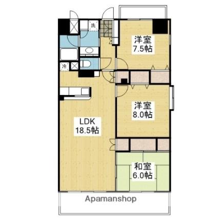 リアライズ竹原 ｜愛媛県松山市竹原２丁目(賃貸マンション3LDK・15階・84.67㎡)の写真 その2