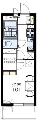 レオパレス辻町II 203｜愛媛県松山市辻町(賃貸マンション1K・2階・19.87㎡)の写真 その2