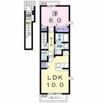 プリマヴェーラＳＴ　Ａ 201 ｜ 愛媛県松山市生石町（賃貸アパート1LDK・2階・42.80㎡） その2