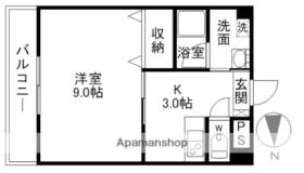 キャッスル三島 501 ｜ 愛媛県四国中央市中之庄町（賃貸マンション1K・5階・31.00㎡） その2