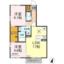 Ｕｎａ　Ｃａｓａ　Ｆａｍｉｇｌｉａ　I棟 102 ｜ 愛媛県四国中央市上分町（賃貸アパート2LDK・1階・51.94㎡） その2