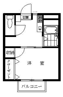 ドミール・ルシパー 203｜愛媛県新居浜市徳常町(賃貸アパート1K・2階・24.76㎡)の写真 その2