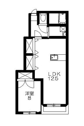 サンリット桜木Ｂ 103 ｜ 愛媛県新居浜市桜木町（賃貸アパート1LDK・1階・45.72㎡） その2