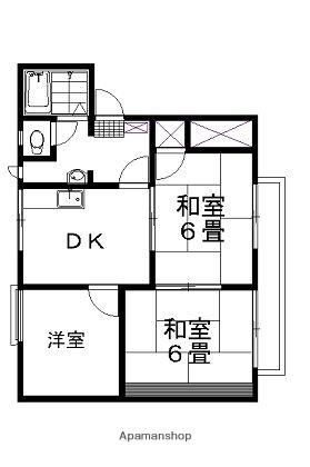 Ｌｕａｎａ庄内 201｜愛媛県新居浜市庄内町３丁目(賃貸アパート3DK・2階・51.87㎡)の写真 その2