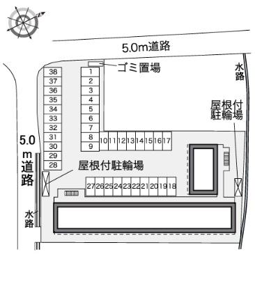 レオパレスとねりこ1 111｜愛媛県松山市今在家２丁目(賃貸アパート1K・1階・23.18㎡)の写真 その23