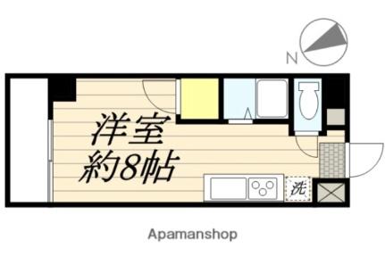 サンフィールドII古賀 402 ｜ 福岡県古賀市天神１丁目（賃貸マンション1R・4階・23.00㎡） その2