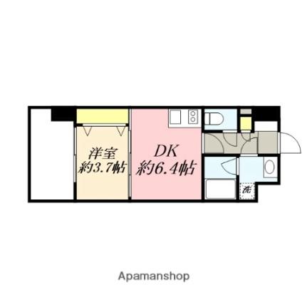 ブランシエスタ千早ＲＪＲ 709｜福岡県福岡市東区千早５丁目(賃貸マンション1DK・7階・28.20㎡)の写真 その2