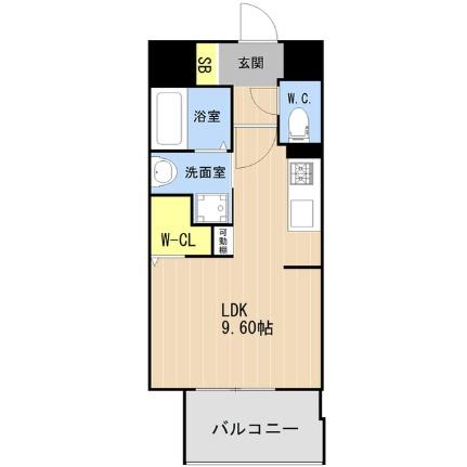 ＬＩＢＴＨ箱崎駅前 301｜福岡県福岡市東区箱崎３丁目(賃貸マンション1R・3階・27.37㎡)の写真 その2