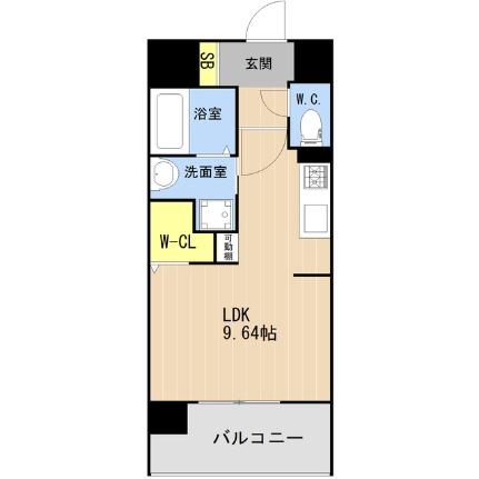 ＬＩＢＴＨ箱崎駅前 202｜福岡県福岡市東区箱崎３丁目(賃貸マンション1R・2階・27.37㎡)の写真 その2