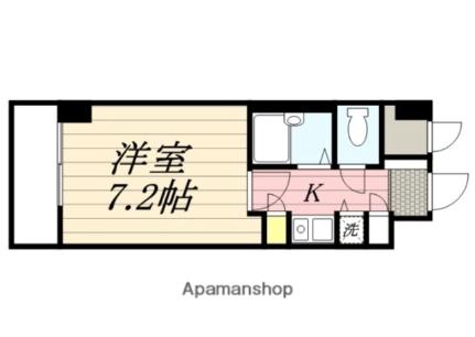 ダイナコートグランデュール薬院 304 ｜ 福岡県福岡市中央区薬院３丁目（賃貸マンション1K・3階・22.80㎡） その2