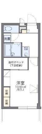 レオパレスナラヤ 501｜福岡県福岡市博多区奈良屋町(賃貸マンション1K・5階・23.18㎡)の写真 その2