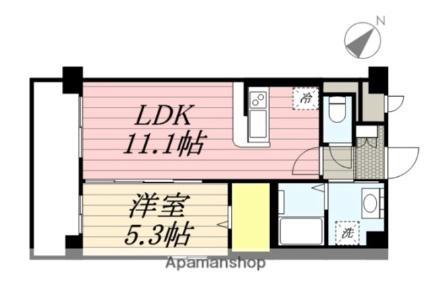 レトワール吉塚 501｜福岡県福岡市博多区吉塚３丁目(賃貸マンション1LDK・5階・40.03㎡)の写真 その2