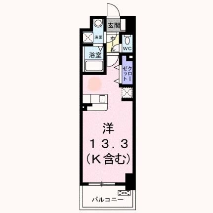 多の津5丁目マンション 205｜福岡県福岡市東区多の津５丁目(賃貸マンション1R・2階・32.03㎡)の写真 その2