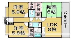 福間駅 6.5万円