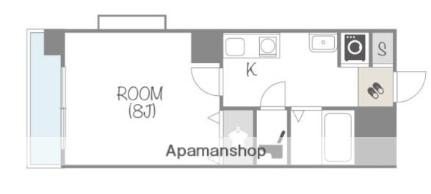 福田屋ビル 302｜福岡県福岡市東区千早５丁目(賃貸マンション1K・3階・25.00㎡)の写真 その2