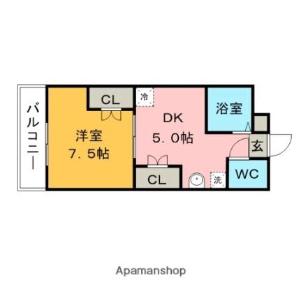 フォレスト小森野 211｜福岡県久留米市小森野５丁目(賃貸マンション1DK・2階・34.00㎡)の写真 その2