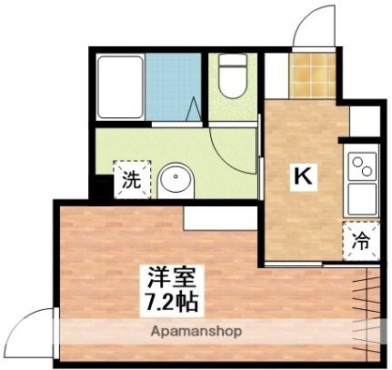 ＩＦ　Ａｉｒｙ　ｃｏｕｒｔ ｜佐賀県鳥栖市桜町(賃貸アパート1K・2階・26.08㎡)の写真 その2