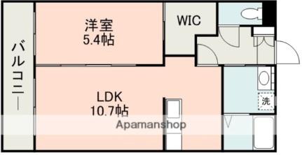 グランディールIII 205 ｜ 熊本県熊本市北区清水東町（賃貸マンション1LDK・2階・41.50㎡） その2