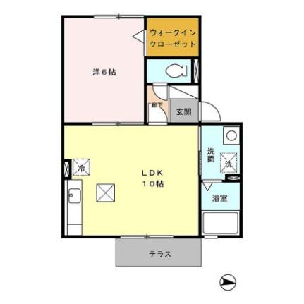 熊本県熊本市南区八幡６丁目（賃貸アパート1LDK・1階・38.66㎡） その2