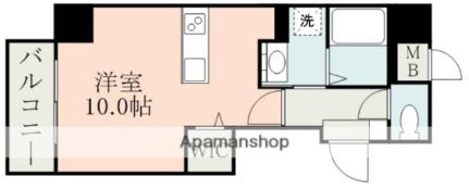 フォーエス熊本駅前III ｜熊本県熊本市西区二本木２丁目(賃貸マンション1R・7階・27.90㎡)の写真 その2