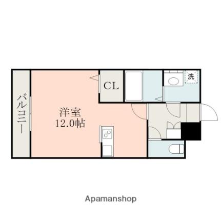 サンヒルズ県庁東  ｜ 熊本県熊本市中央区水前寺６丁目（賃貸マンション1R・8階・32.00㎡） その2