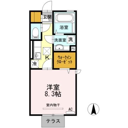 アザックみゆき 101｜熊本県熊本市南区御幸笛田３丁目(賃貸アパート1K・1階・30.27㎡)の写真 その2